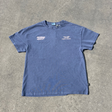 Boyfriend Tee - Racer Swirl - Astro Blue