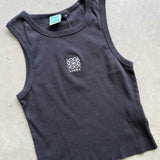Drew Cami - Burnout Black - Tile