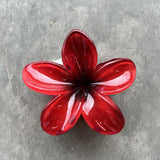 Frangipani Clip - Burgandy