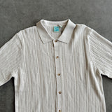Cable Knit Shirt - Pecan