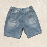 Shin Slapper Jorts - Streaky Blue