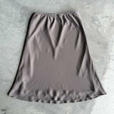 Marissa Midi Skirt - Stone Brown