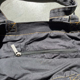 Denim Shopper Tote Bag - Nightmare Black