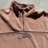 Southside Qtr Zip - Blurred Brownie