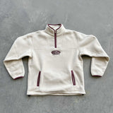 Vintage Polar Quarter Zip Jumper - Mylk