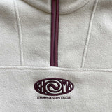 Vintage Polar Quarter Zip Jumper - Mylk