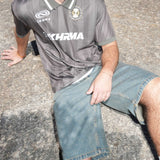 Soccer Jersey - Khaki Stripe