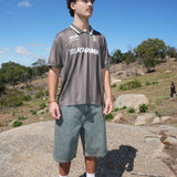 Soccer Jersey - Khaki Stripe
