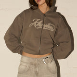 Everyday Zip Hood - Choc