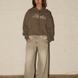 Everyday Zip Hood - Choc