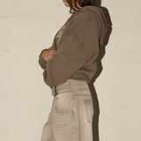 Everyday Zip Hood - Choc