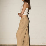 Saskia Pants - Almond Stripe