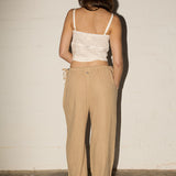 Saskia Pants - Almond Stripe