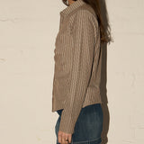 90's Shirt - Brown Stripe