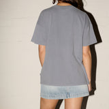 Boyfriend Tee - Flying Dolphin - Ripple Blue