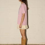 Throwback Tee - Fish Tank - Malibu Pink