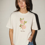 Throwback Tee - Vintage Rose - Off White