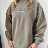 Crew Relaxo - Block - Worn Green
