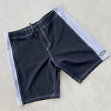 90's Boardies - Black/Puddle