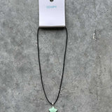 Stone Star Pendant Necklace - Aventurine