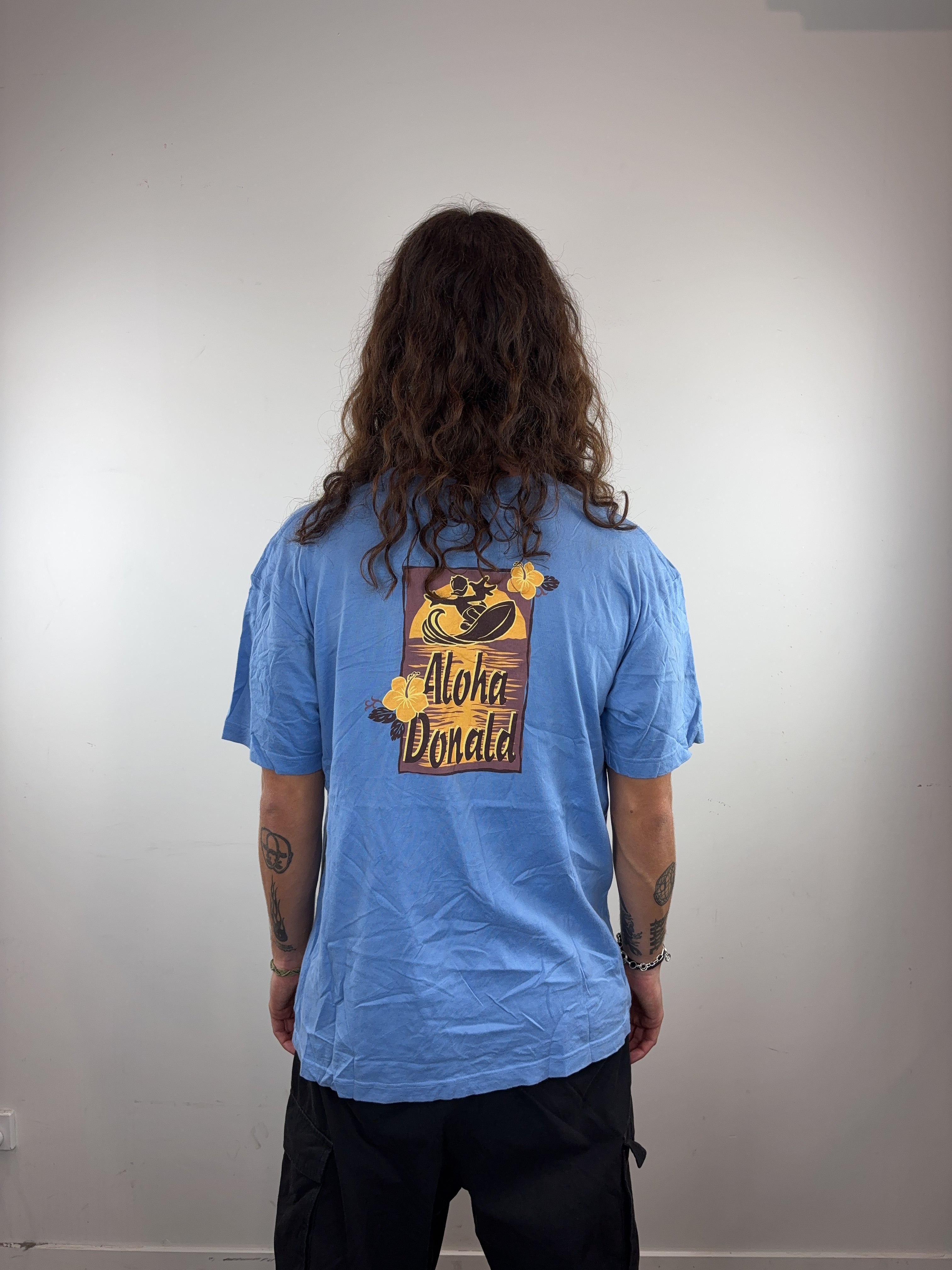 TOKYO DISNEYLAND 'ALOHA DONALD' TEE - LARGE