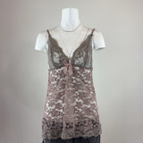 FLORAL LACE TOP - MEDIUM