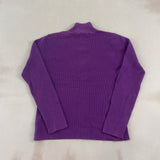 POLO RALPH LAUREN PURPLE QUARTER ZIP - SMALL