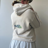 Nostalgia Hoodie - Racer Swirl - Surf Wax White