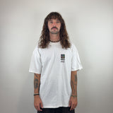 GRAPHIC WHITE TEE - X LARGE