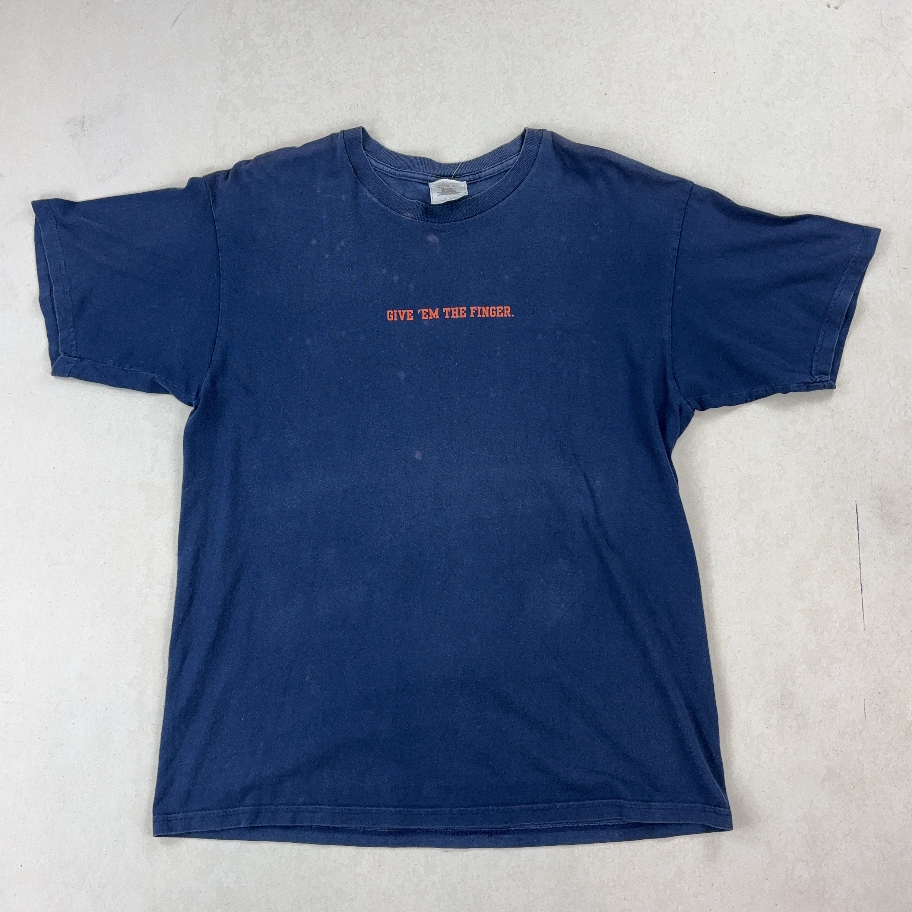 NIKE 'GIVE 'EM THE FINGER' TEE - LARGE