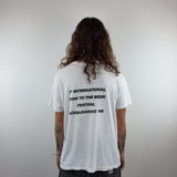 GRAPHIC WHITE TEE TEE - LARGE