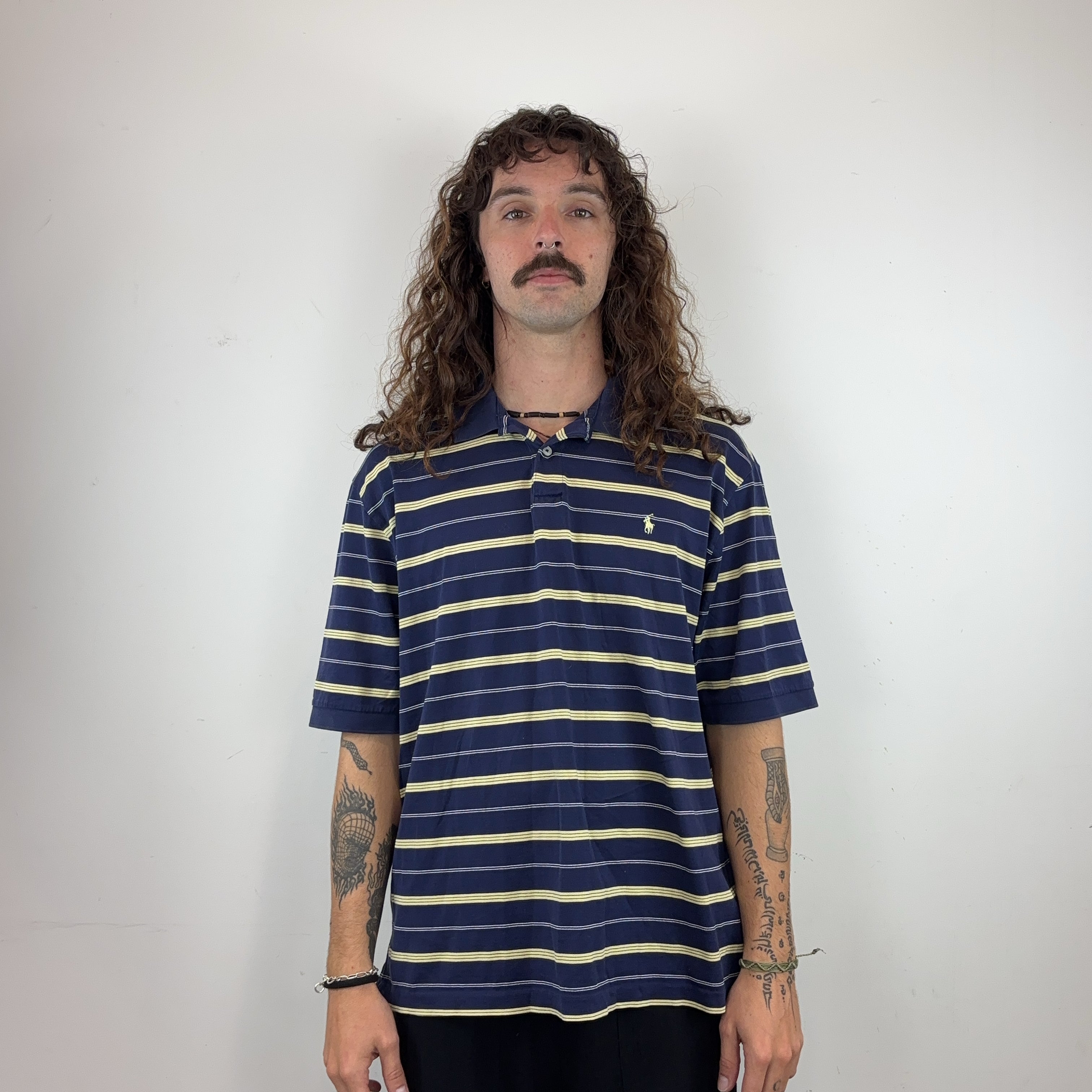 RALPH LAUREN STRIPED SHIRT - MEDIUM