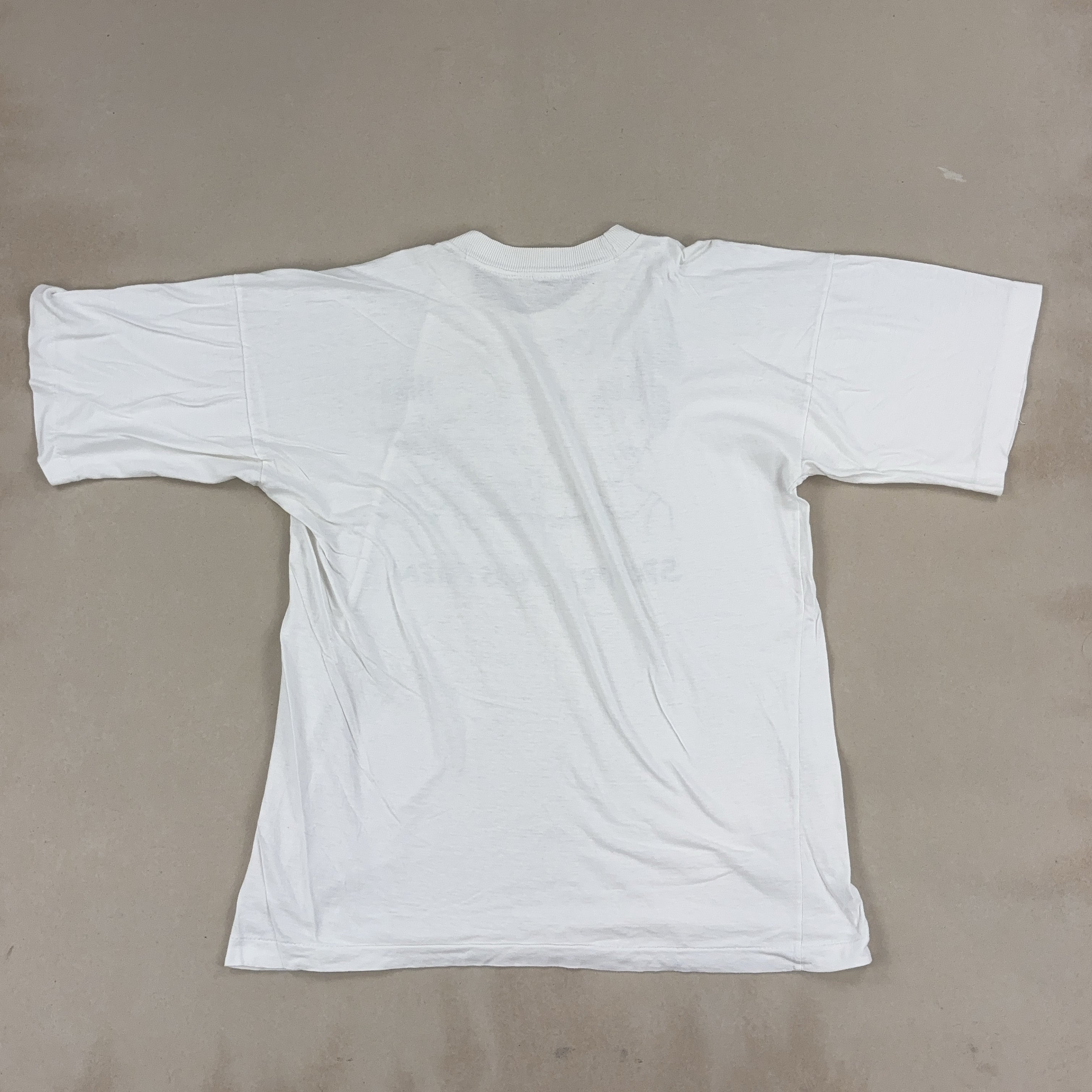 WHITE GRAPHIC TEE - SMALL