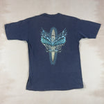 QUICKSILVER NAVY TEE - X LARGE