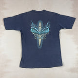 QUICKSILVER NAVY TEE - X LARGE