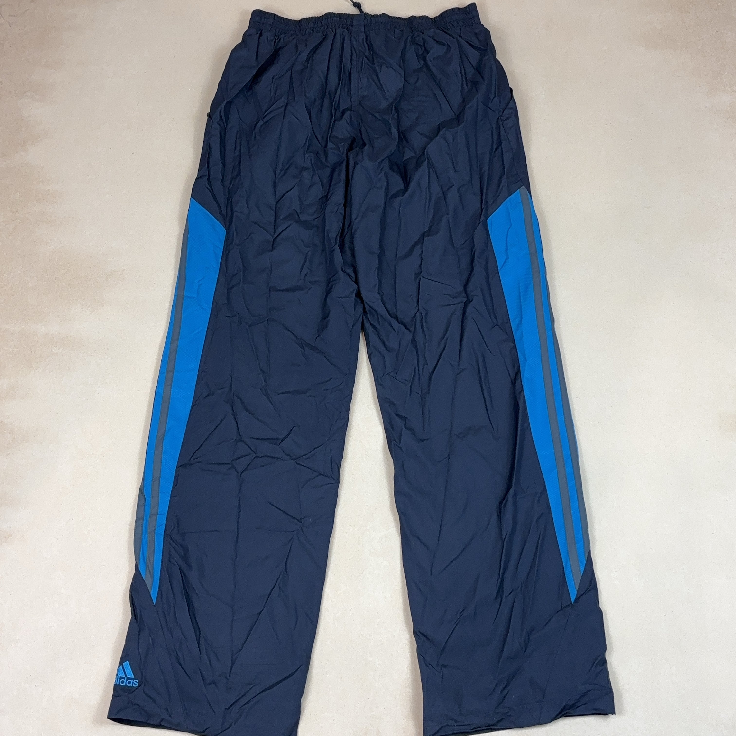 ADIDAS NAVY BLUE SPORT PANTS - MEDIUM