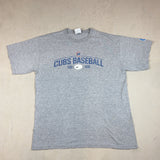 NIKE 'CUBS BASEBALL' GREY TEE - LARGE