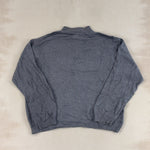 CHAPS GREY QUARTER ZIP - X LARGE