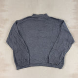 CHAPS GREY QUARTER ZIP - X LARGE
