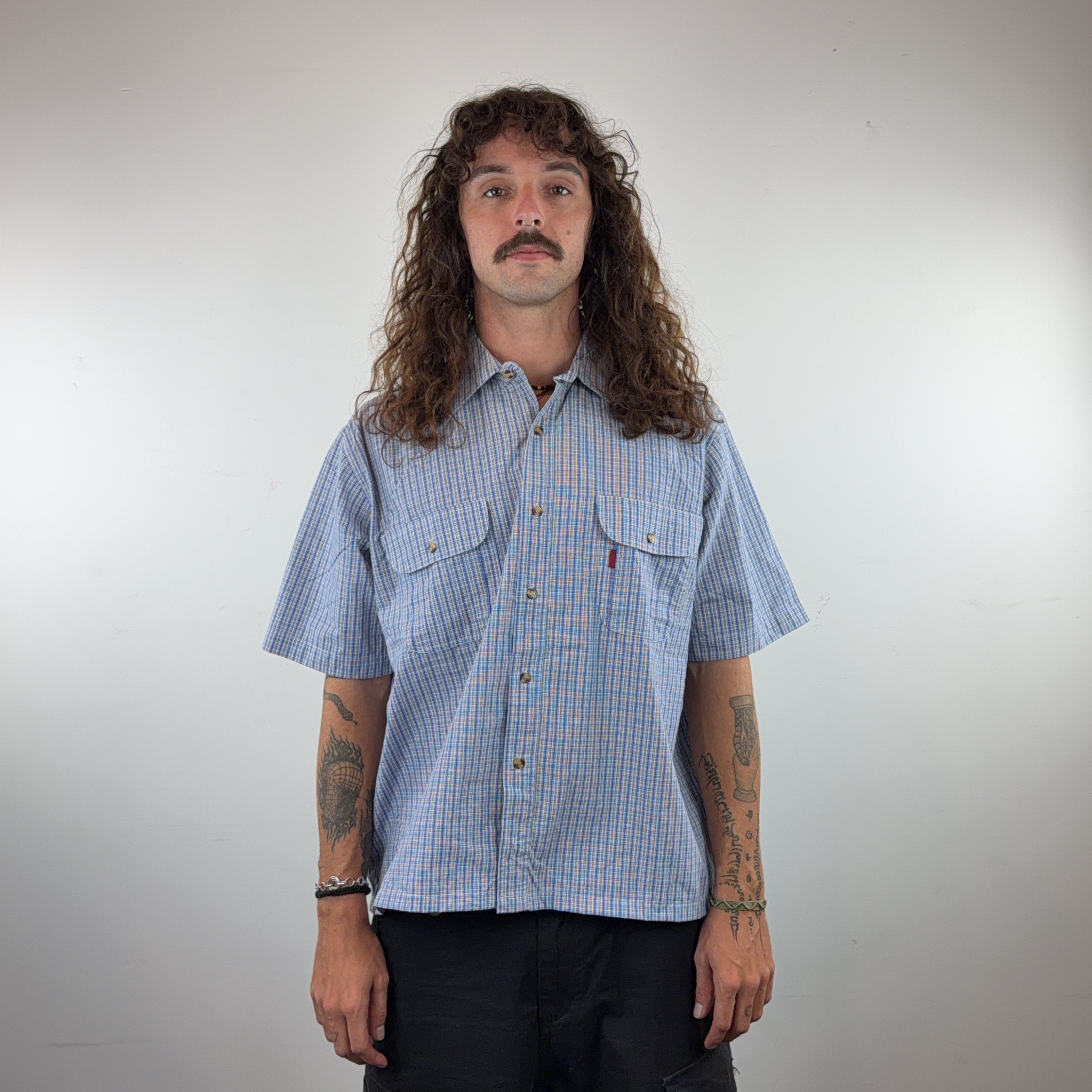 VINTAGE BOXY SHIRT - LARGE