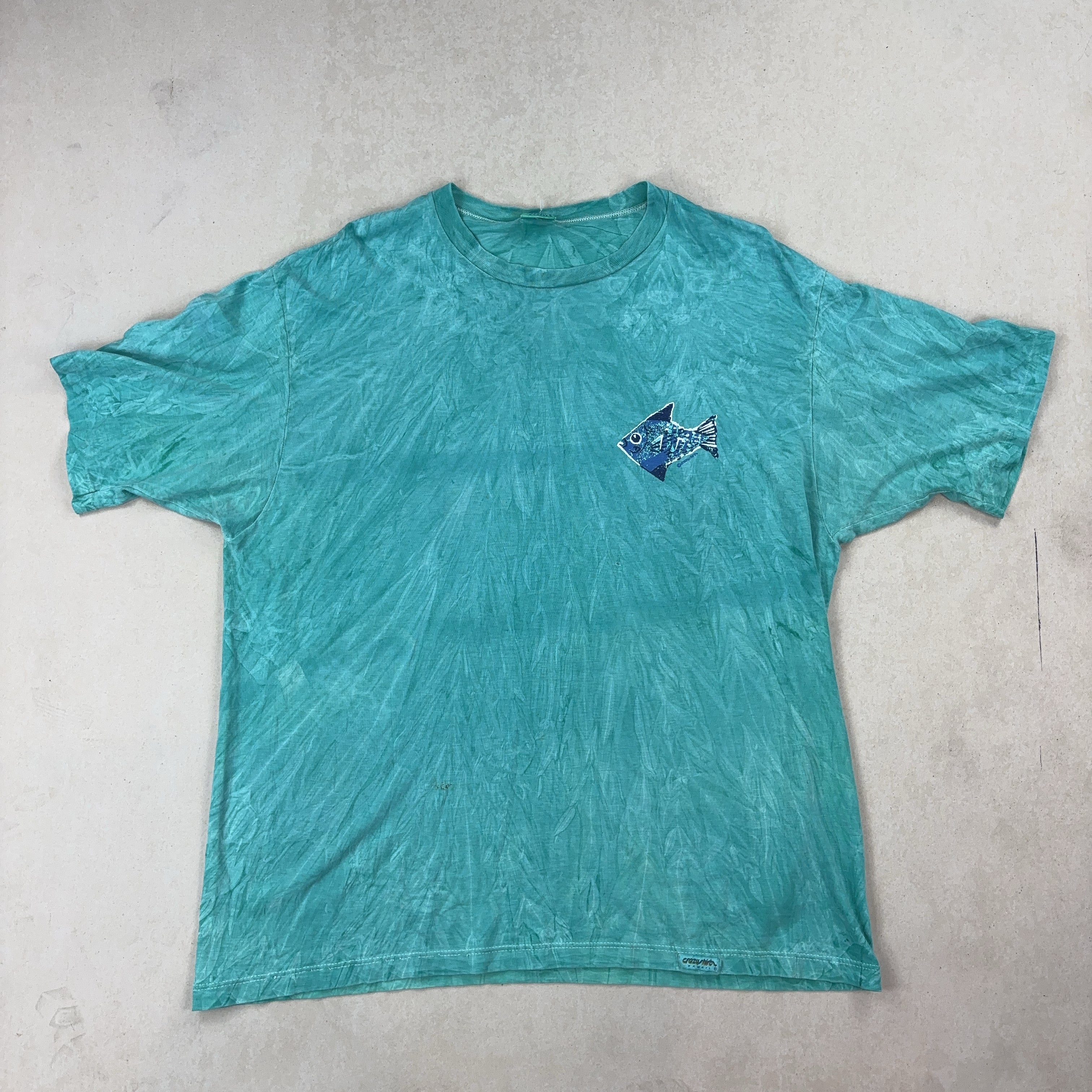 GRAPHIC TIE-DYE TEE - X LARGE