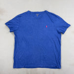 RALPH LAUREN BLUE TEE - MEDIUM