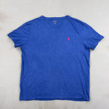 RALPH LAUREN BLUE TEE - MEDIUM