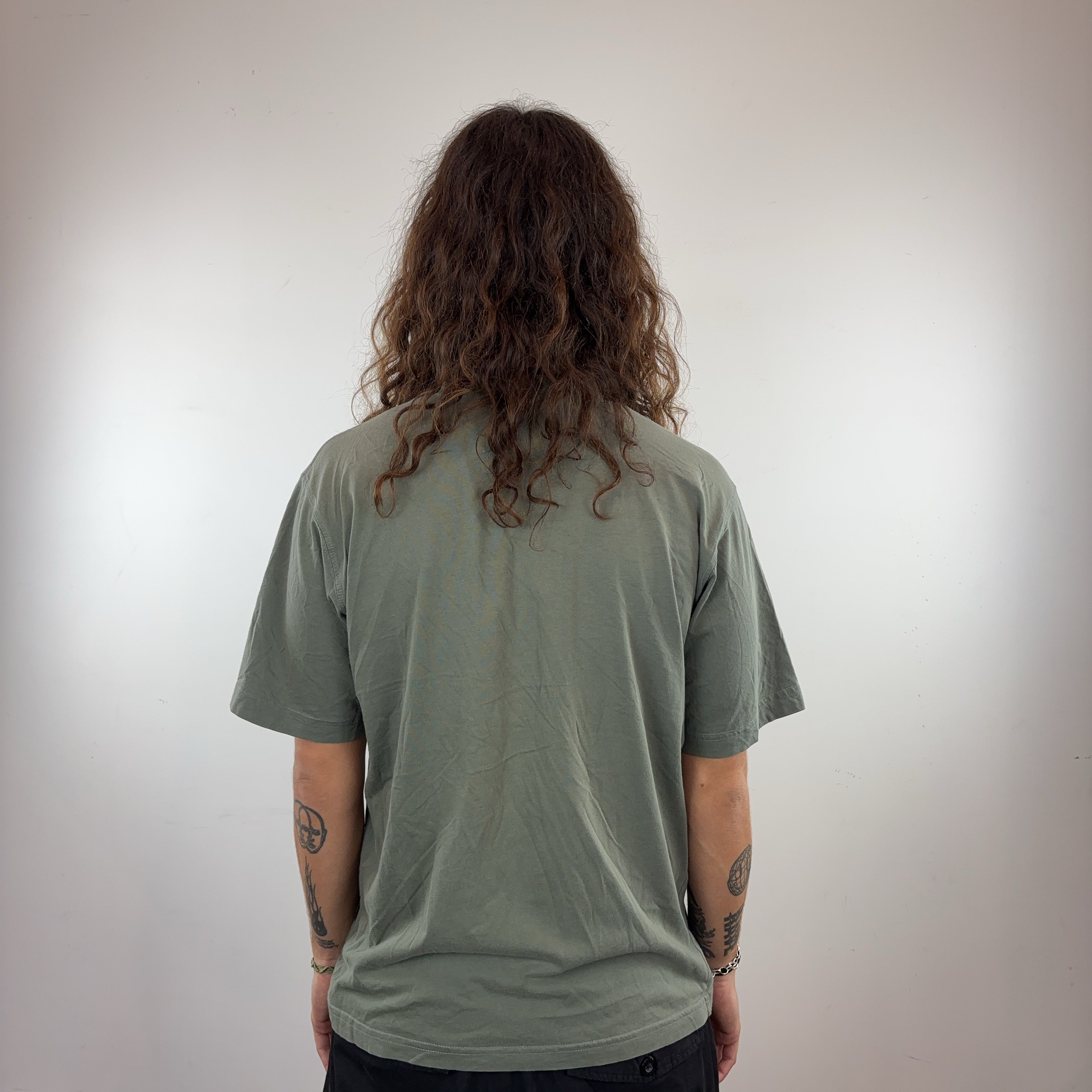 ADIDAS SAGE GREEN TEE - MEDIUM