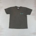 QUIKSILVER KHAKI TEE - SMALL