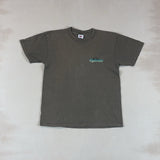 QUIKSILVER KHAKI TEE - SMALL