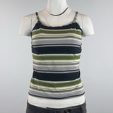 STRIPED TANKINI - MEDIUM