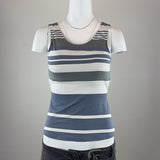 STRIPED TANKINI - LARGE