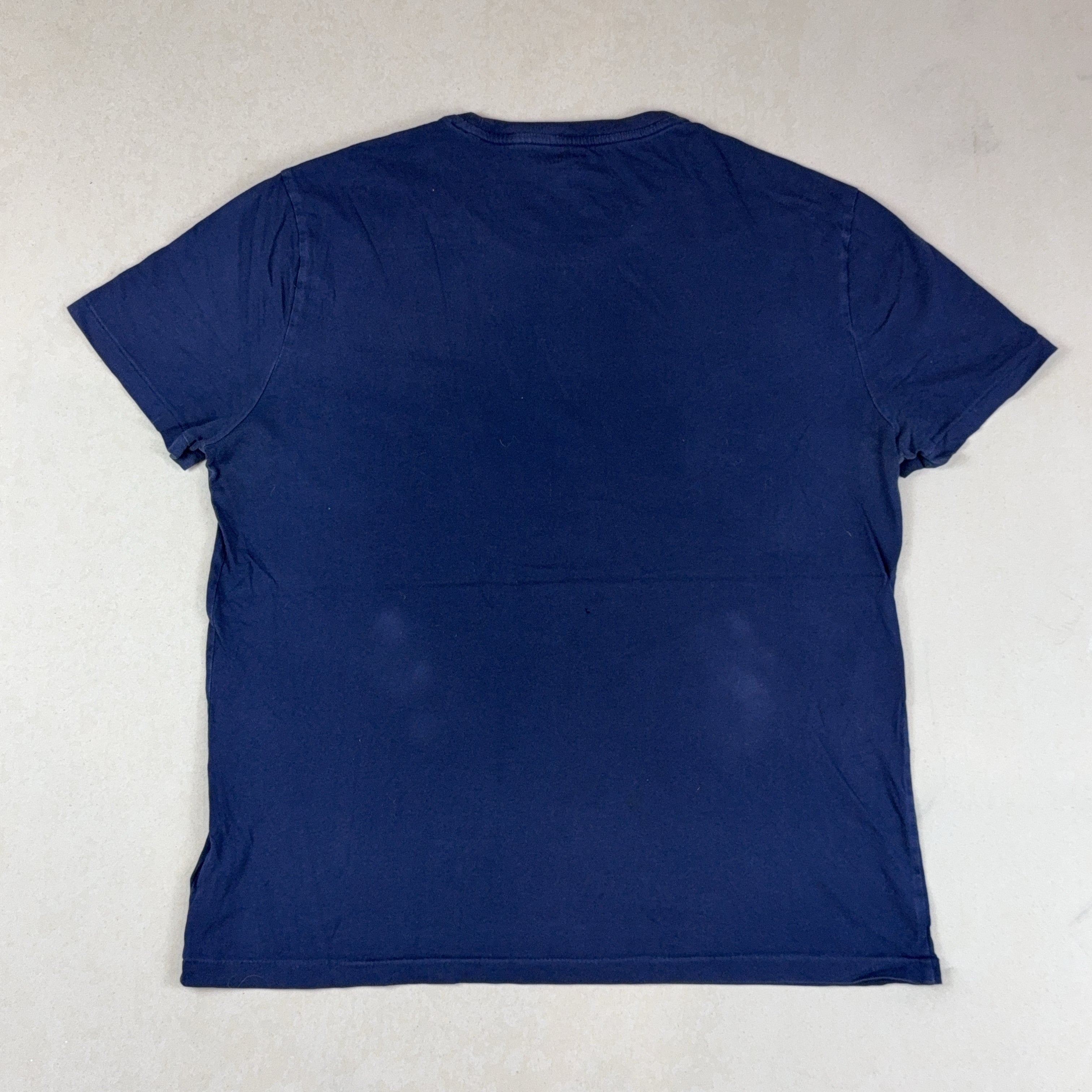 RALPH LAUREN NAVY BLUE TEE - LARGE