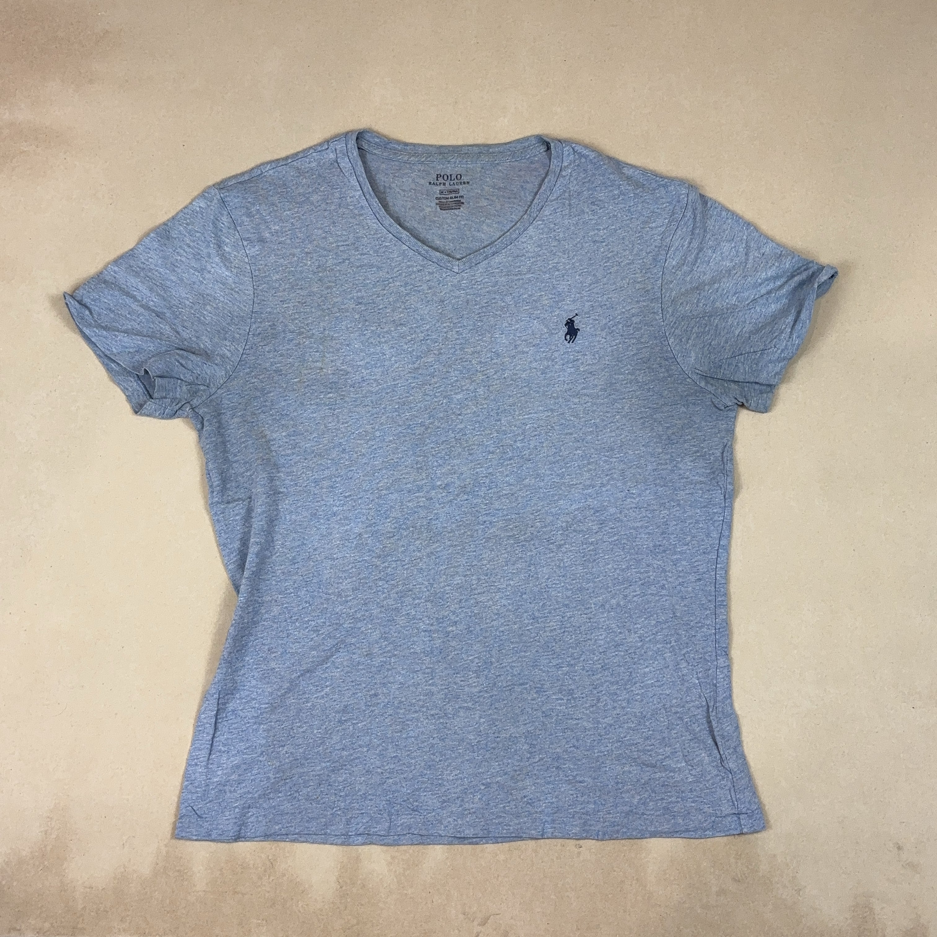 POLO RALPH LAUREN BLUE TEE - MEDIUM